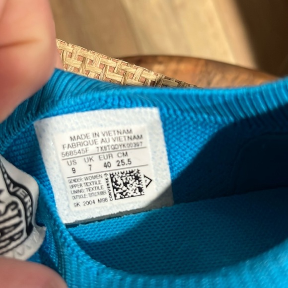 Converse ALL STAR Women’s Shoreline Knit Low Top Slip On. EUC Inside Only try on - Picture 6 of 6